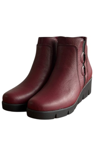 Δερμάτινο Γυναικείo Μποτάκι - F516
