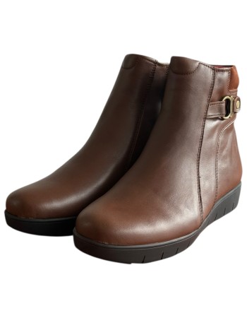 Δερμάτινο Γυναικείo Μποτάκι - F517