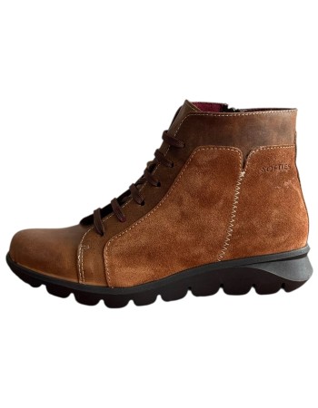 Δερμάτινο Γυναικείo Μποτάκι - F518