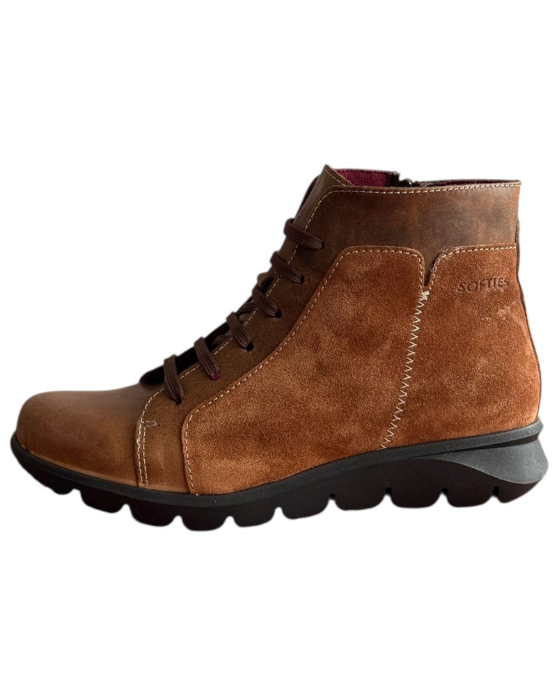 Δερμάτινο Γυναικείo Μποτάκι - F518