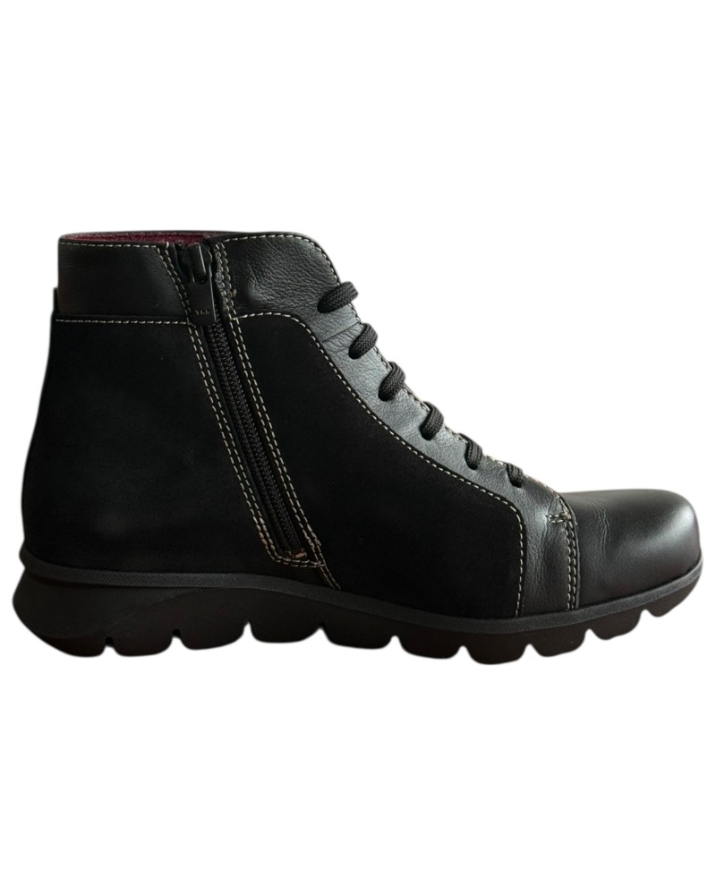 Δερμάτινο Γυναικείo Μποτάκι - F519