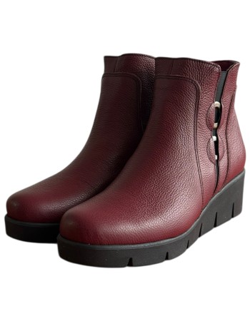 Δερμάτινο Γυναικείo Μποτάκι - F521