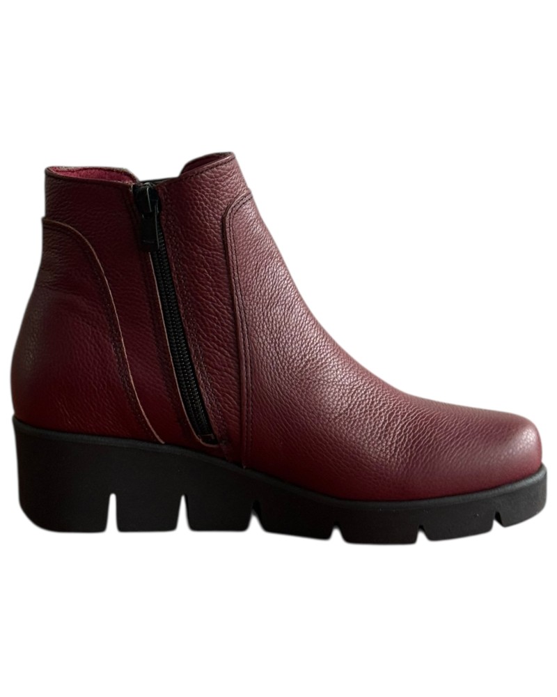 Δερμάτινο Γυναικείo Μποτάκι - F521