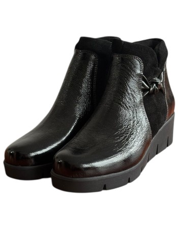 Δερμάτινο Γυναικείo Μποτάκι - F522