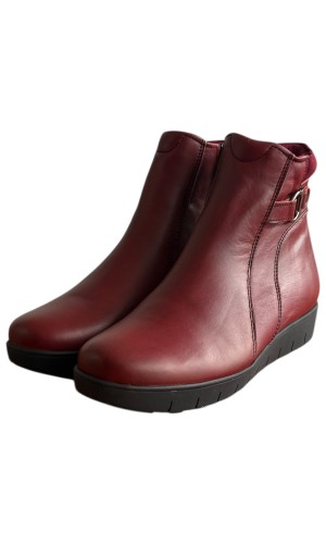 Δερμάτινο Γυναικείo Μποτάκι - F524