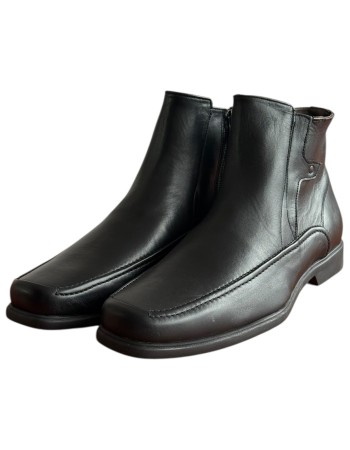  Δερμάτινο Ανδρικό Μποτάκι - F525