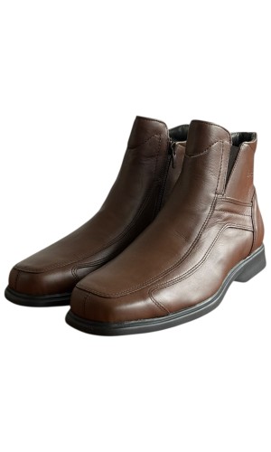  Δερμάτινο Ανδρικό Μποτάκι - F526