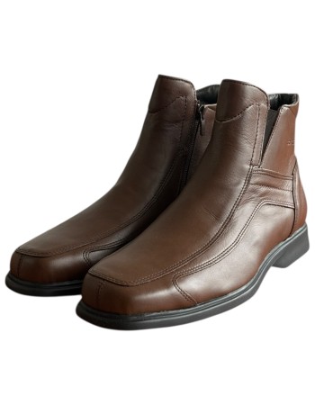  Δερμάτινο Ανδρικό Μποτάκι - F526