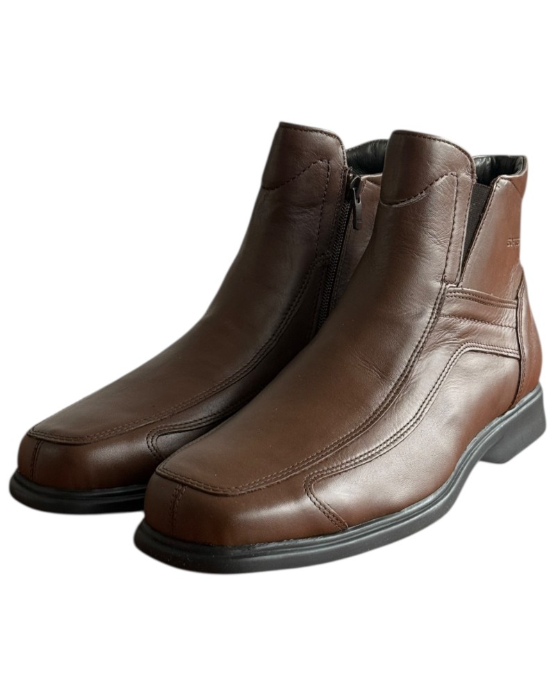  Δερμάτινο Ανδρικό Μποτάκι - F526