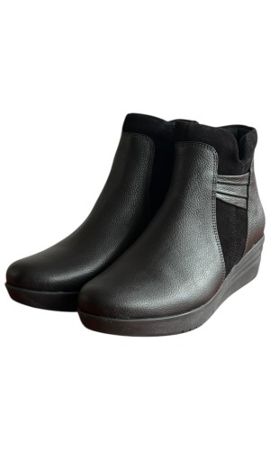 Δερμάτινο Γυναικείo Μποτάκι - F527