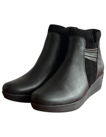 Δερμάτινο Γυναικείo Μποτάκι - F527