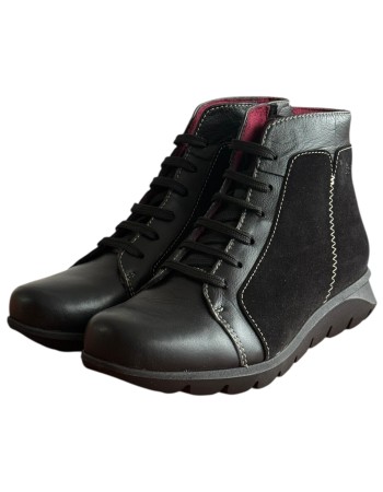 Δερμάτινο Γυναικείo Μποτάκι - F528