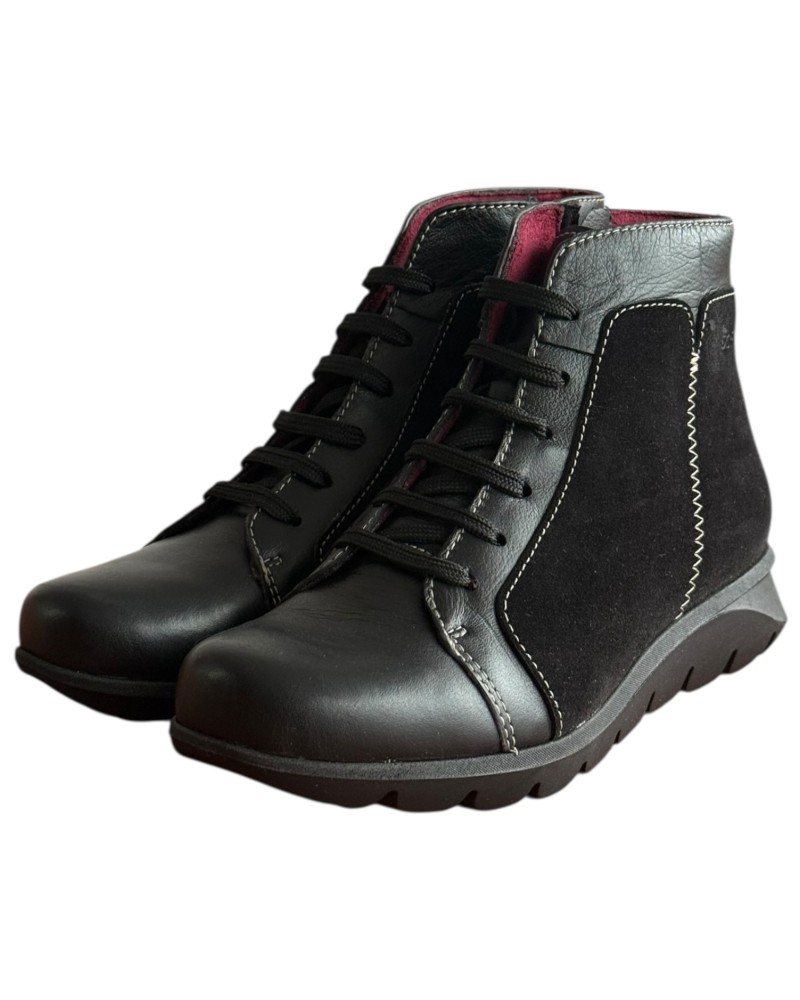 Δερμάτινο Γυναικείo Μποτάκι - F528