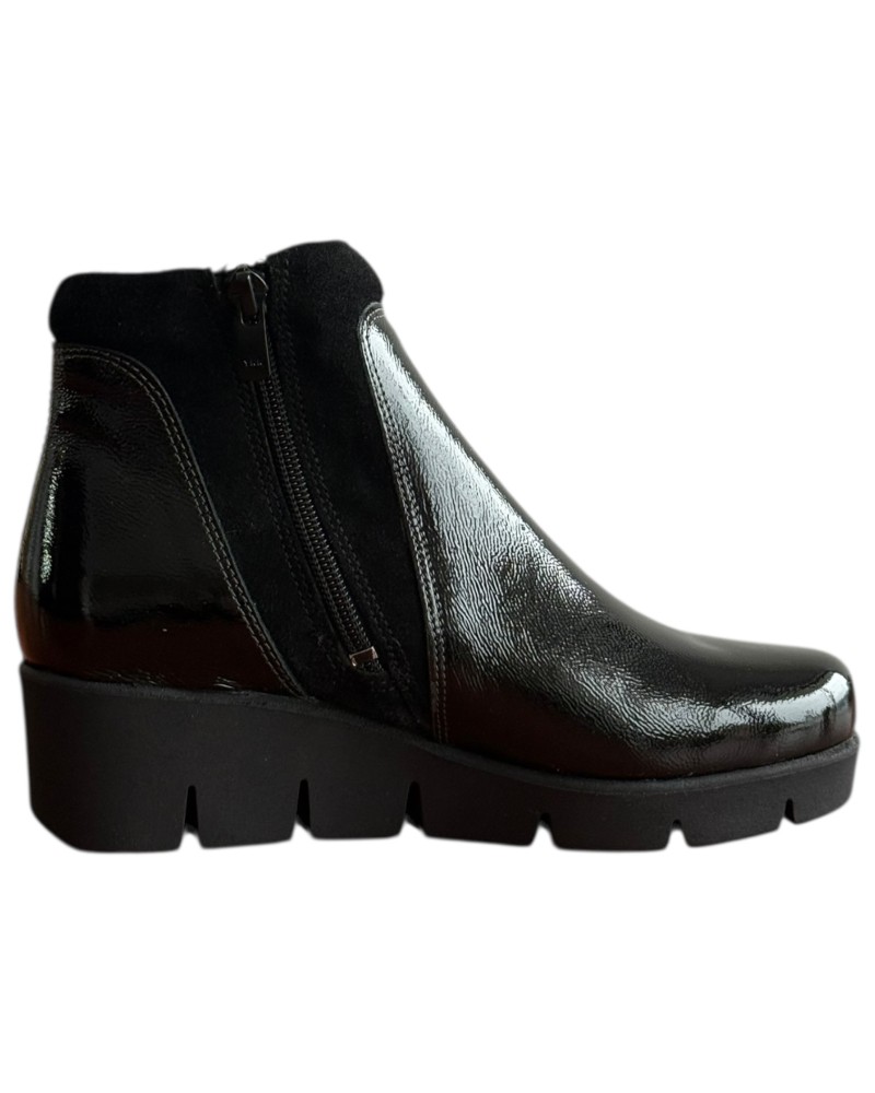 Δερμάτινο Γυναικείo Μποτάκι - F529