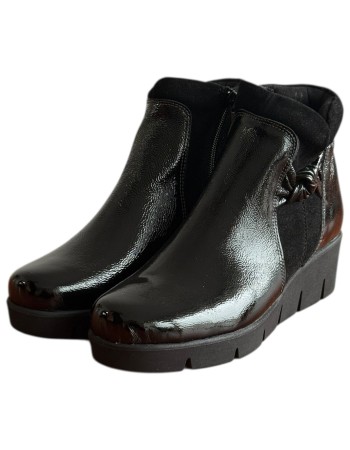 Δερμάτινο Γυναικείo Μποτάκι - F529