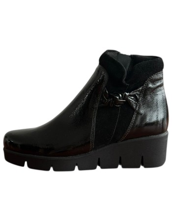 Δερμάτινο Γυναικείo Μποτάκι - F529