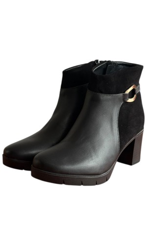 Δερμάτινο Γυναικείo Μποτάκι - F530