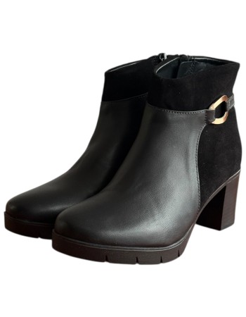 Δερμάτινο Γυναικείo Μποτάκι - F530