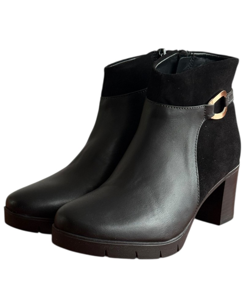 Δερμάτινο Γυναικείo Μποτάκι - F530