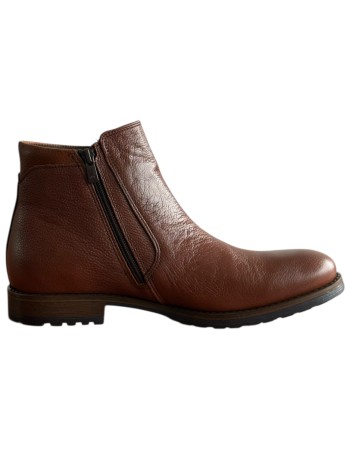  Δερμάτινο Ανδρικό Μποτάκι - F534