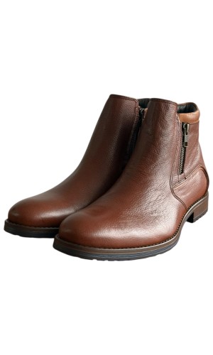  Δερμάτινο Ανδρικό Μποτάκι - F534