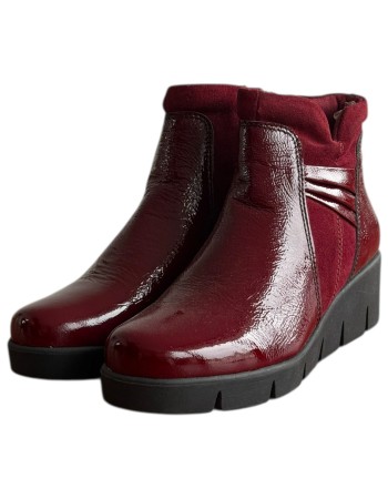 Δερμάτινο Γυναικείo Μποτάκι - F537