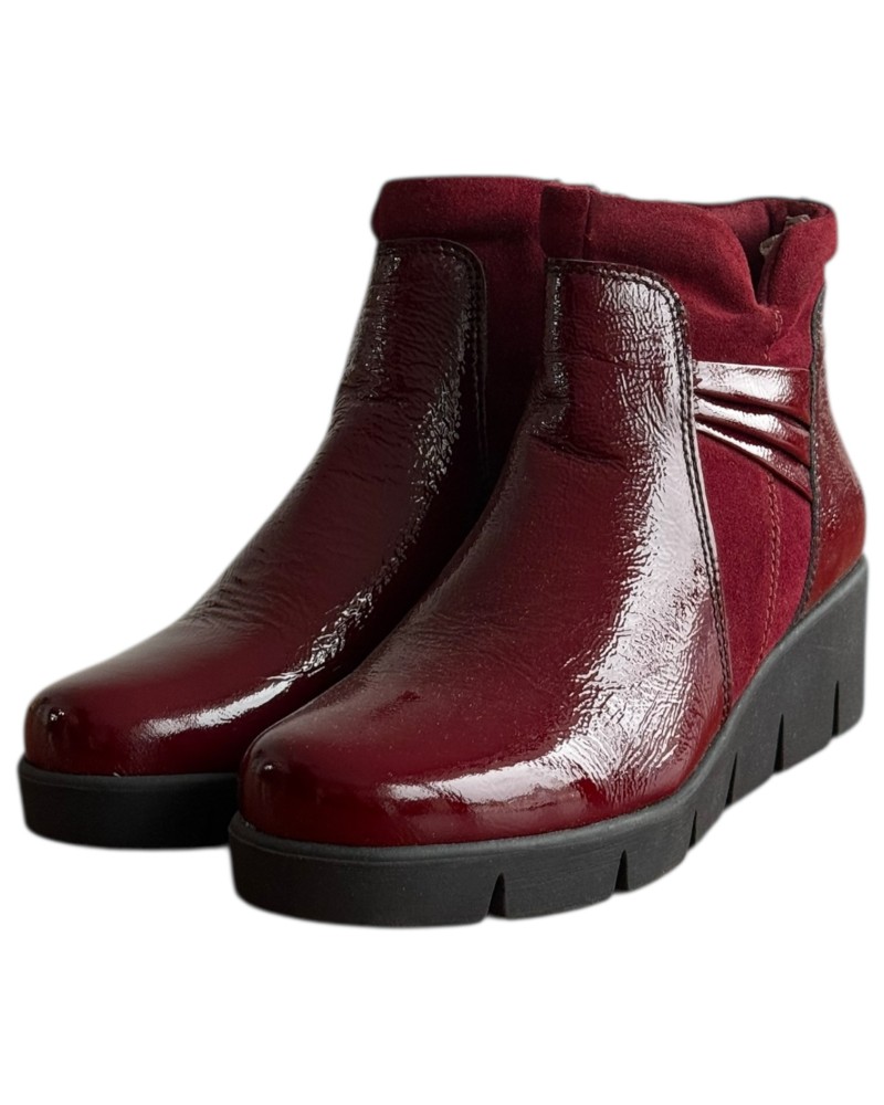 Δερμάτινο Γυναικείo Μποτάκι - F537