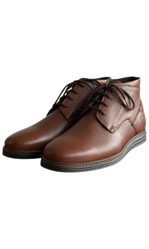  Δερμάτινο Ανδρικό Μποτάκι - F539