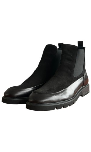  Δερμάτινο Ανδρικό Μποτάκι - F541