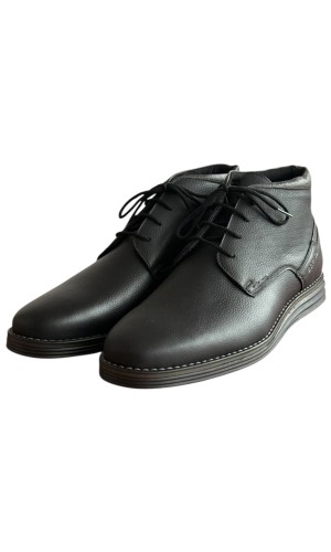  Δερμάτινο Ανδρικό Μποτάκι - F542