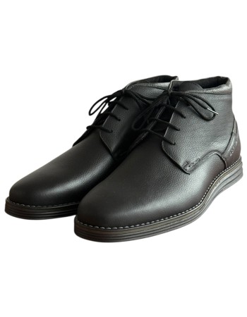  Δερμάτινο Ανδρικό Μποτάκι - F542
