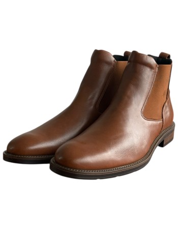  Δερμάτινο Ανδρικό Μποτάκι - F543
