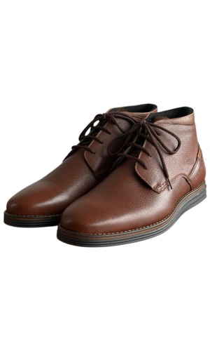  Δερμάτινο Ανδρικό Μποτάκι - F546