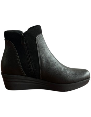 Δερμάτινο Γυναικείo Μποτάκι - F547