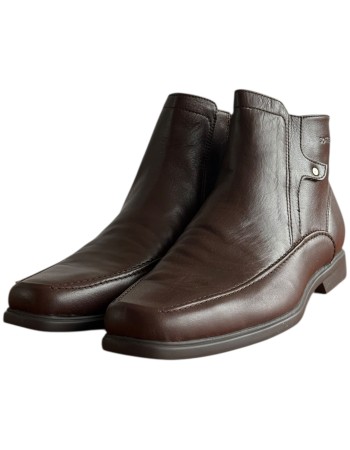  Δερμάτινο Ανδρικό Μποτάκι - F548