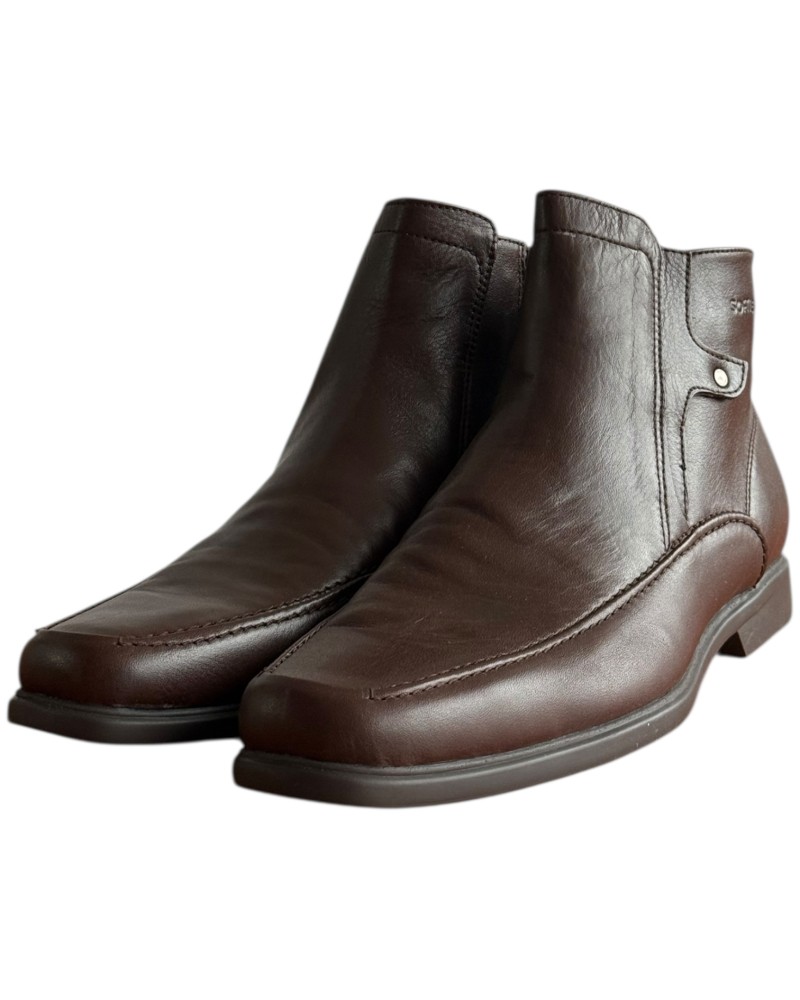  Δερμάτινο Ανδρικό Μποτάκι - F548