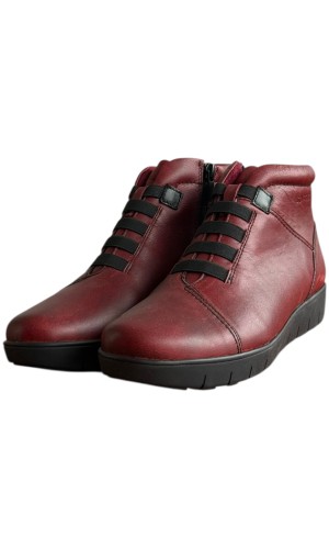 Δερμάτινο Γυναικείo Μποτάκι - F551