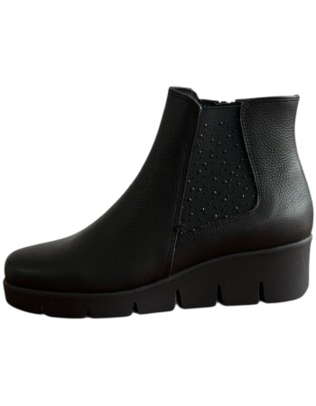 Δερμάτινο Γυναικείo Μποτάκι - F552