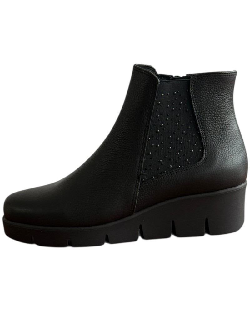 Δερμάτινο Γυναικείo Μποτάκι - F552