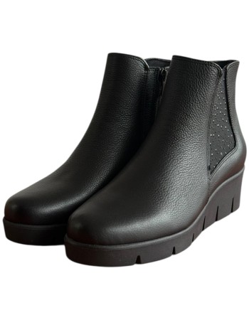 Δερμάτινο Γυναικείo Μποτάκι - F552