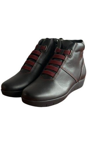 Δερμάτινο Γυναικείo Μποτάκι - F554