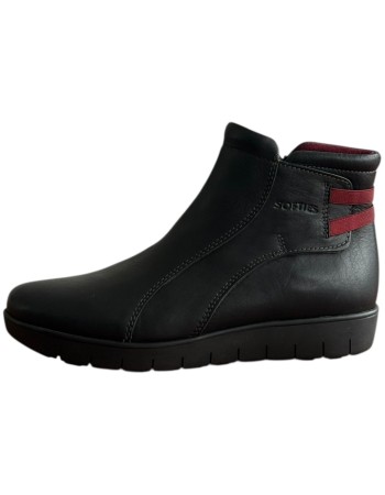 Δερμάτινο Γυναικείo Μποτάκι - F555