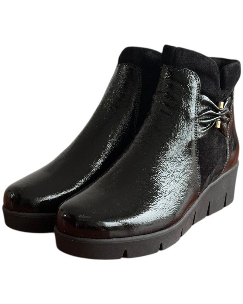 Δερμάτινο Γυναικείo Μποτάκι - F556