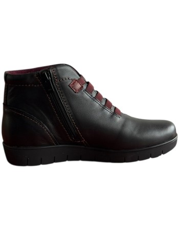 Δερμάτινο Γυναικείo Μποτάκι - F559