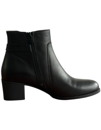 Δερμάτινο Γυναικείo Μποτάκι - F561