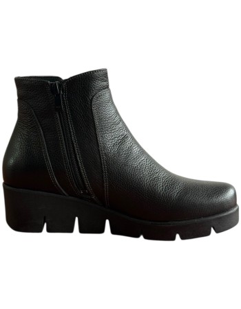 Δερμάτινο Γυναικείo Μποτάκι - F562