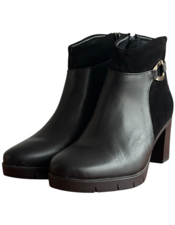 Δερμάτινο Γυναικείo Μποτάκι - F564