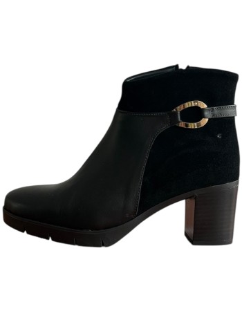 Δερμάτινο Γυναικείo Μποτάκι - F564