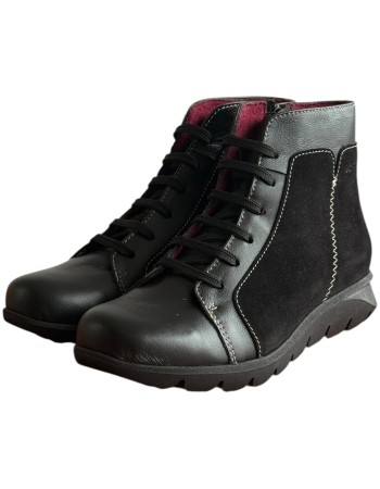 Δερμάτινο Γυναικείo Μποτάκι - F565