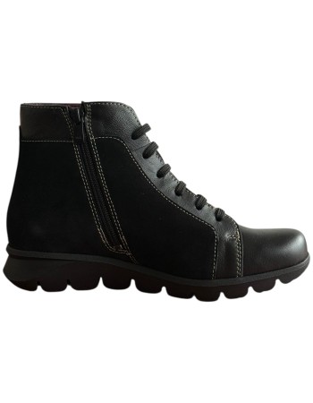 Δερμάτινο Γυναικείo Μποτάκι - F565